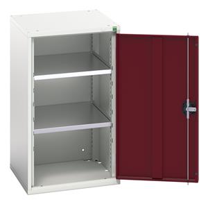 16926047.** verso shelf cupboard with 2 shelves. WxDxH: 525x550x900mm. RAL 7035/5010 or selected